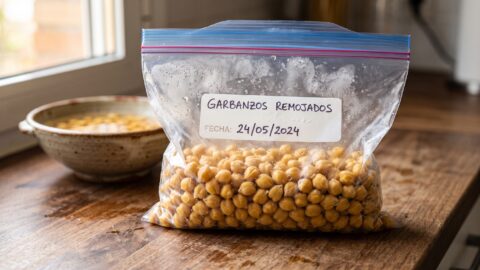 ¿Se pueden congelar los garbanzos remojados?