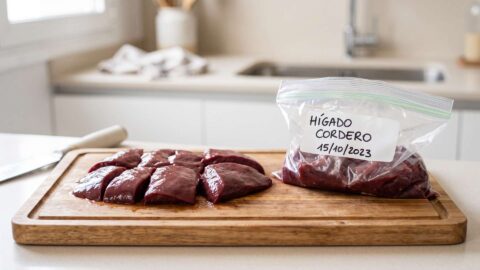 ¿Se puede congelar el hígado de cordero crudo?